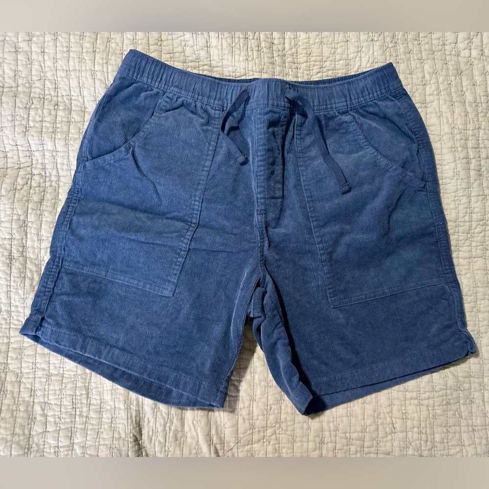 Katin Navy Corduroy Flat Front Men's Shorts
